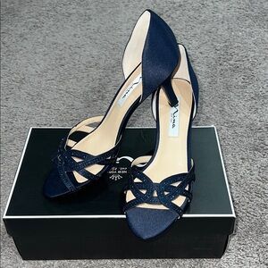 Nina Navy Blue Women's Heels